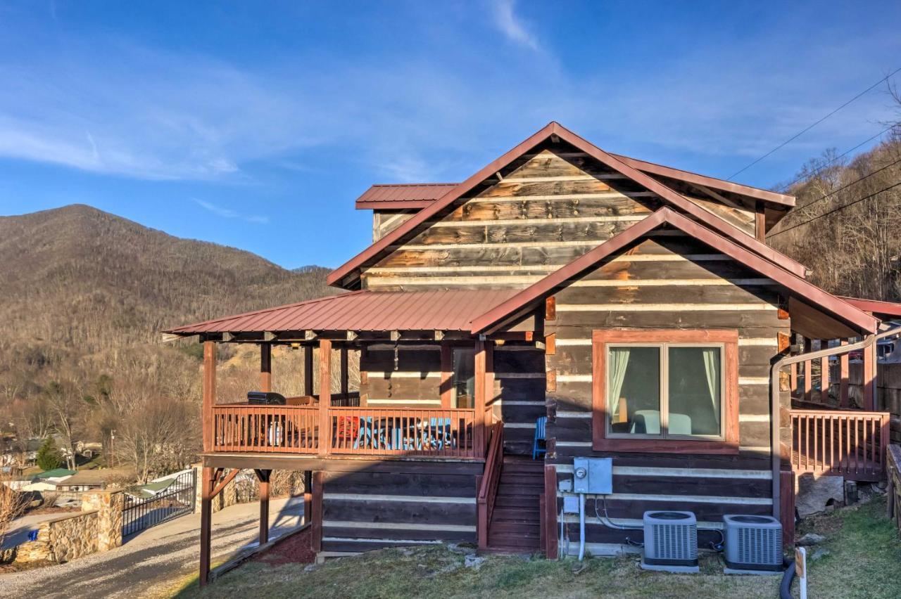The Cabin At Marys Place With Deck And Mtn Views! Vila Maggie Valley Exterior foto